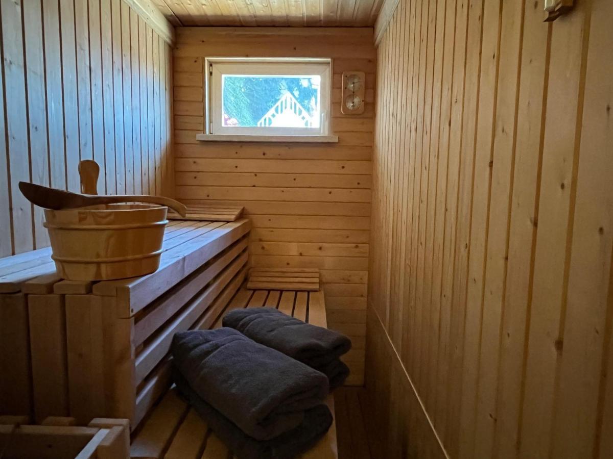 Saechsische-Schweiz-Ferienhaus-Wohnung-1-Mit-Elbblick-Sauna-Und-Kamin Königstein an der Elbe Exteriör bild